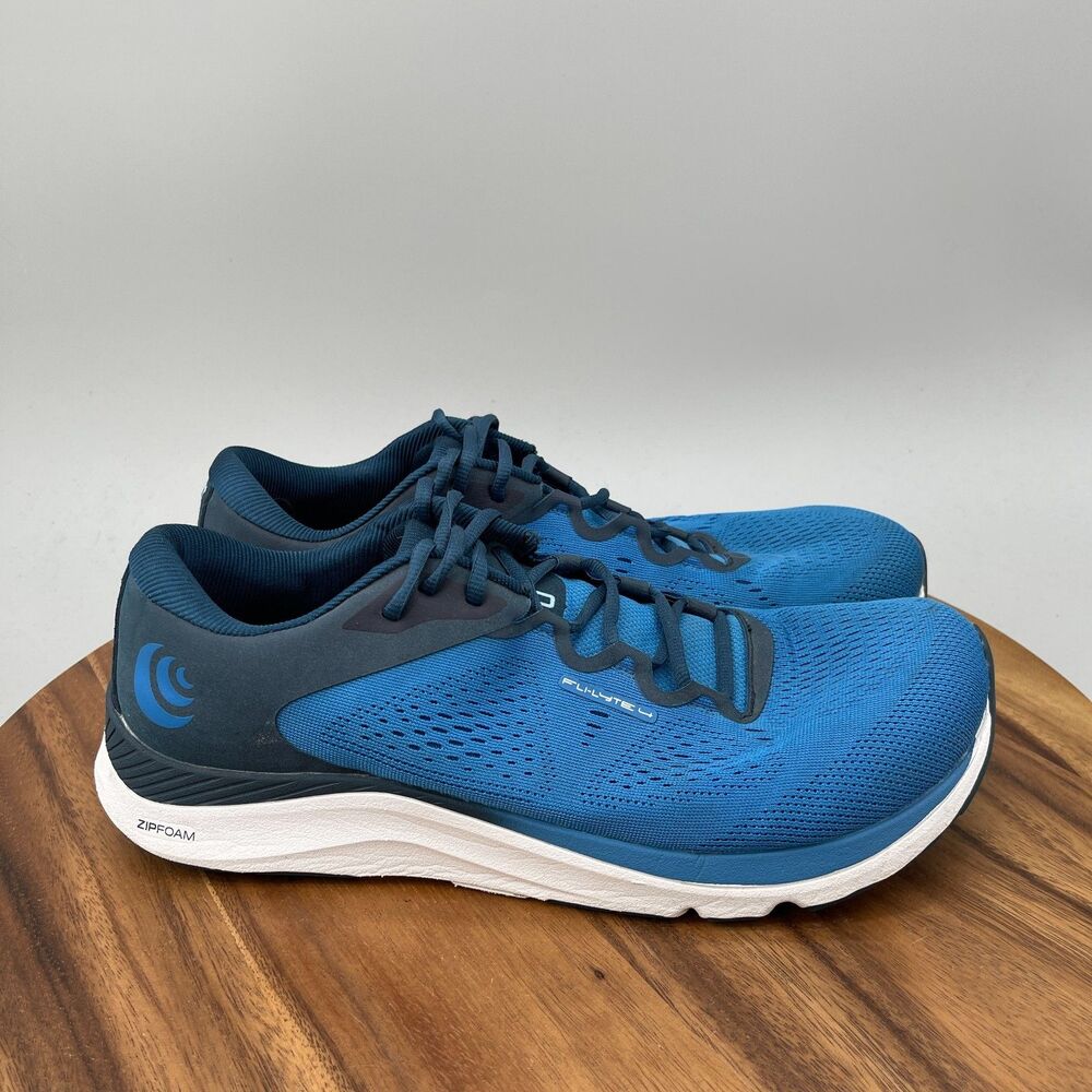 Topo Athletic Fli-Lyte 4 Shoes Mens Size 11.5 Blue Road Running Comfort Walking